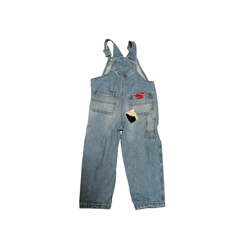 Denim Overall Bibs 3T Custom Farm Rodeo Barn Handmade